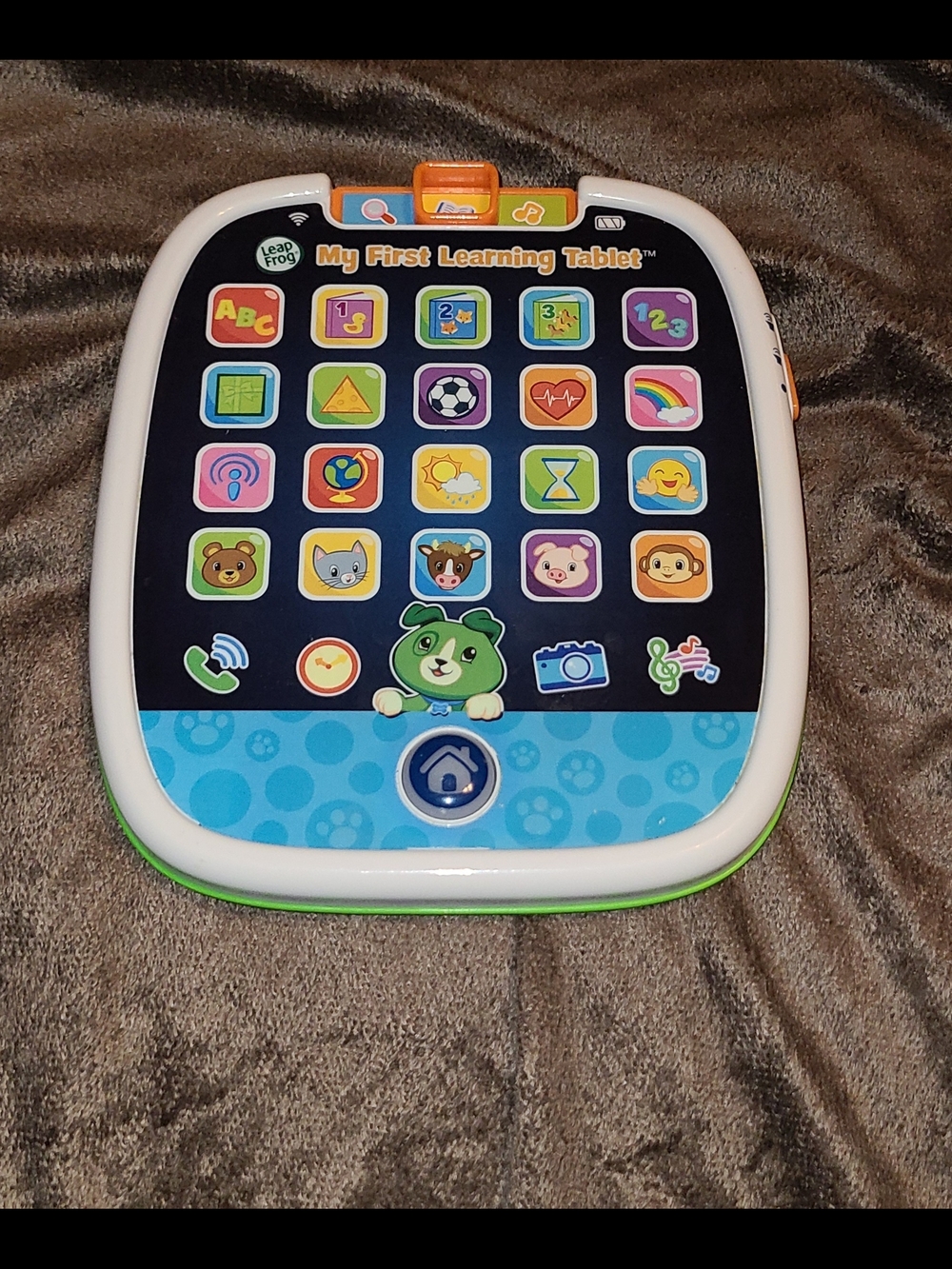 LeapFrog Electronic Learning Toys My First Tablet Blue Green Working